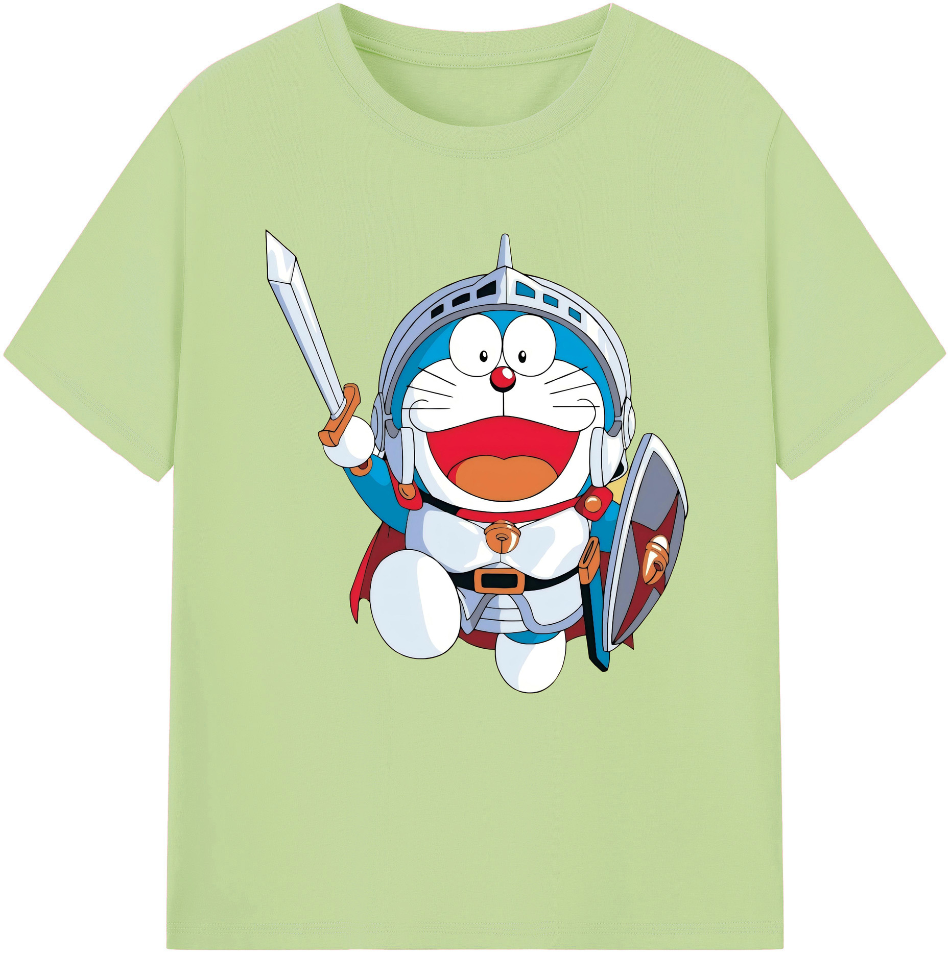 （画像用） ドラえもん Doraemon 綿100％半袖Tシャツ（フロントプリント）